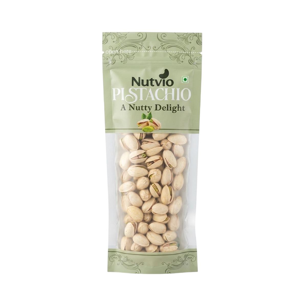 Nutvio Roasted Pistachio Sachets — 100g
