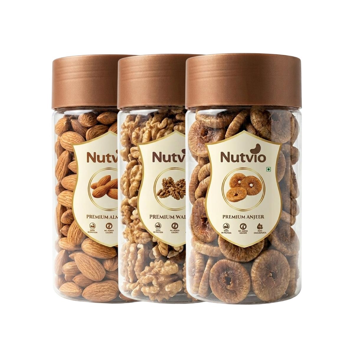 Brain Boost Combo — Walnuts · Almonds · Anjeer