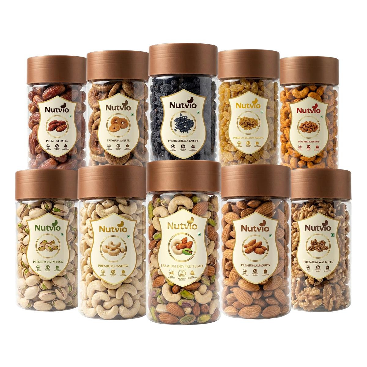 Nutvio Complete Pantry — 10-Jar Combo