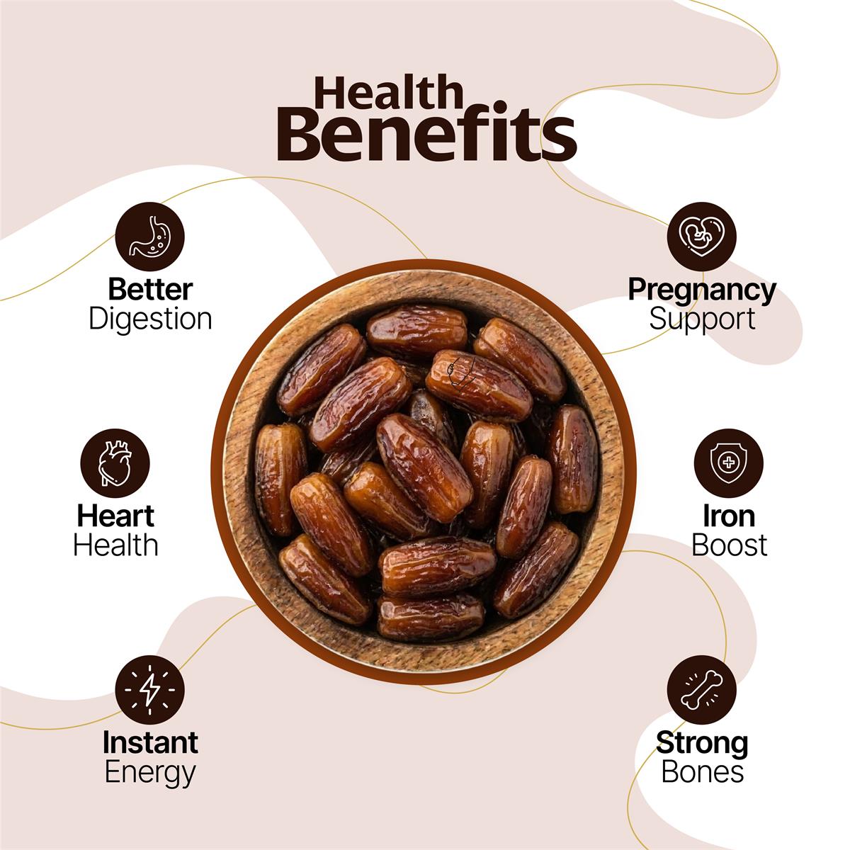 Nutvio Premium Dates Pantry Jar 500g