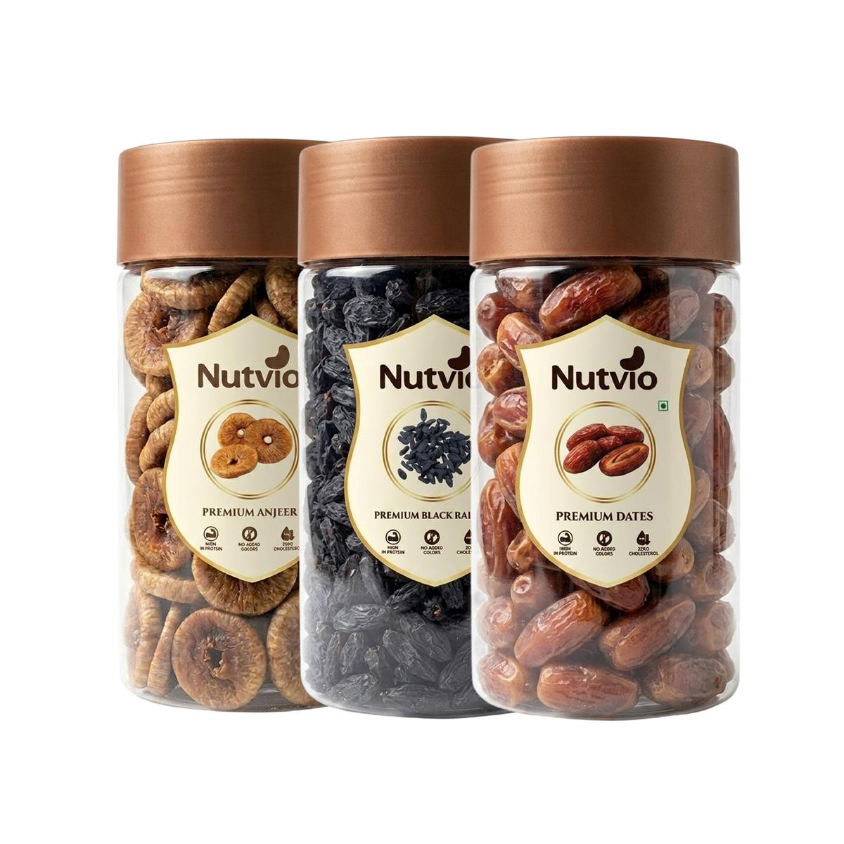 Iron Boost Combo — Raisins · Anjeer · Dates