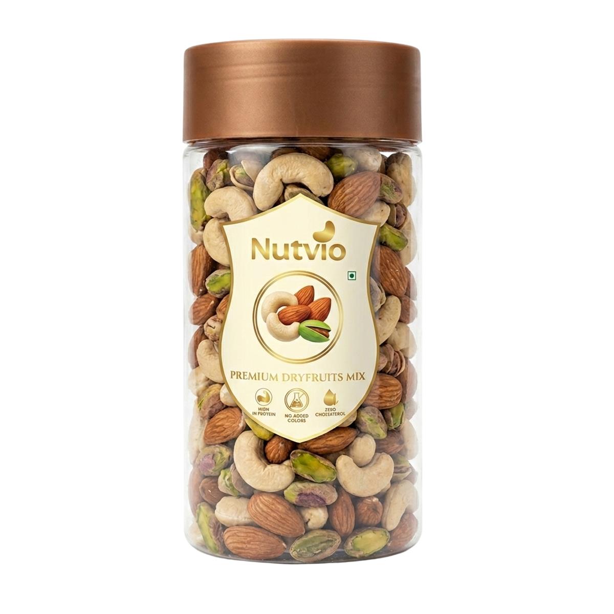 Nutvio Premium Mixed Dry Fruits Jar 1.2kg