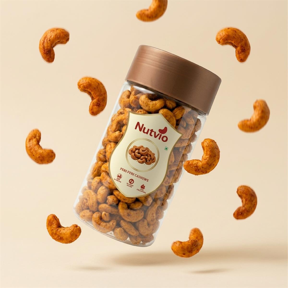 Nutvio Peri Peri Cashew Pantry Jar 400g