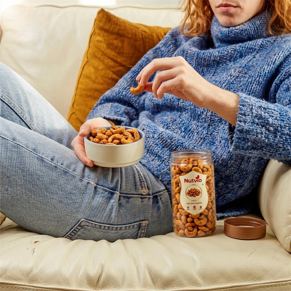 Nutvio Peri Peri Cashew Pantry Jar 400g