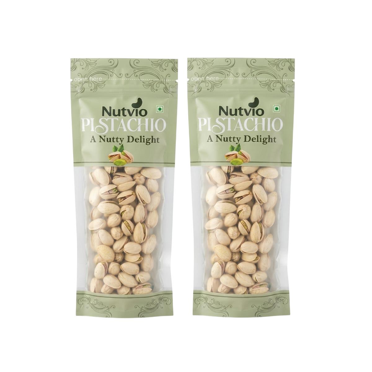 Nutvio Roasted Pistachio Sachets — 100g