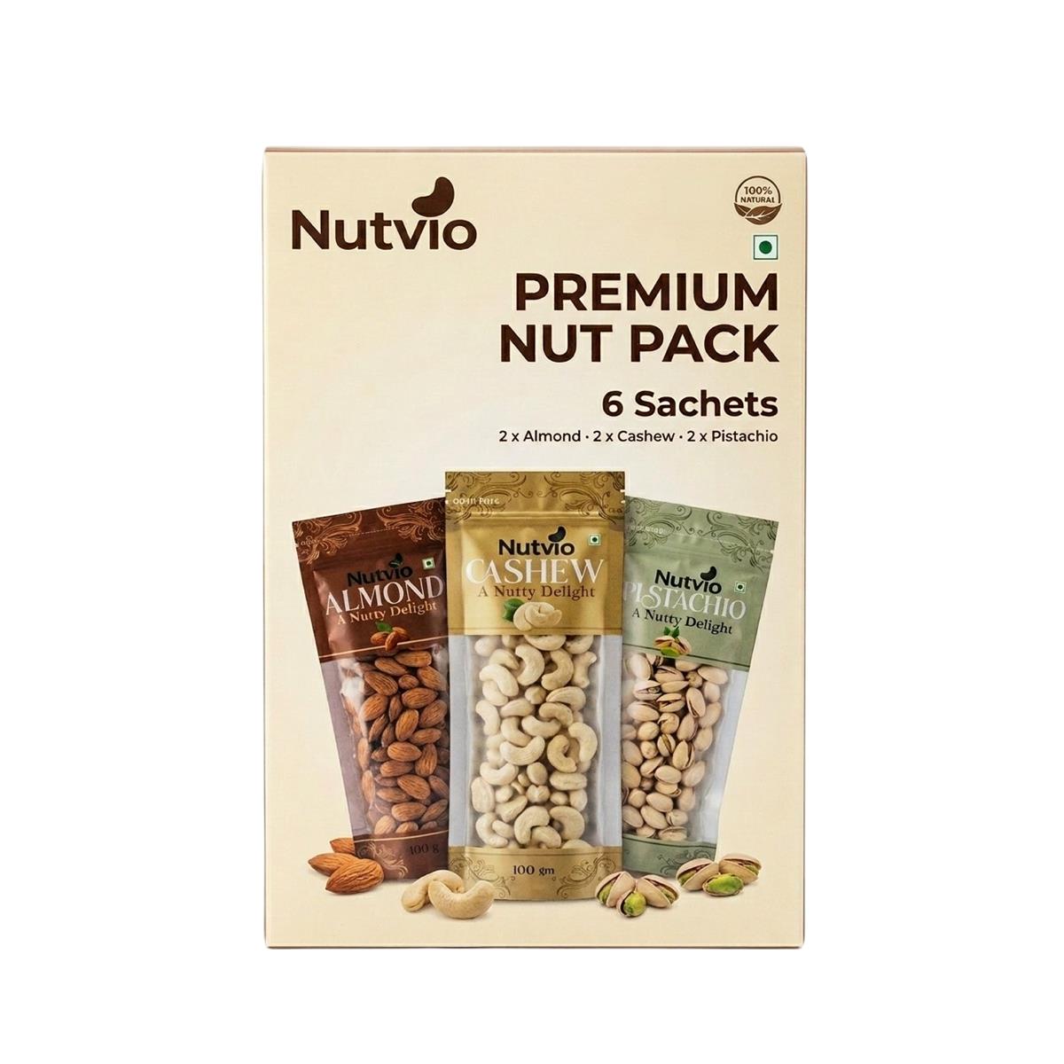 Nutvio Trio Variety Box — 6 Sachets