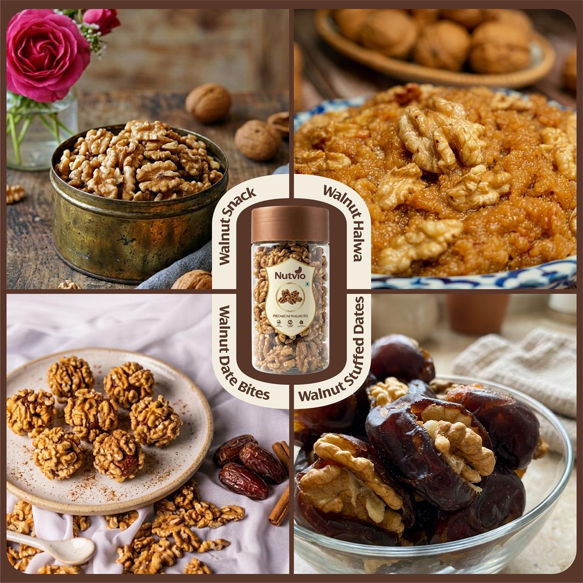 Nutvio Premium Walnut Pantry Jar 400g